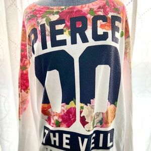 Pierce The Veil Divine Zero Floral Crew Neck